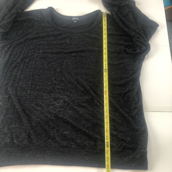 Buffalo David Bitton Women’s Lightweight  Charcoal Sweatshirt Tag Size XXL - Picture 7 of 13